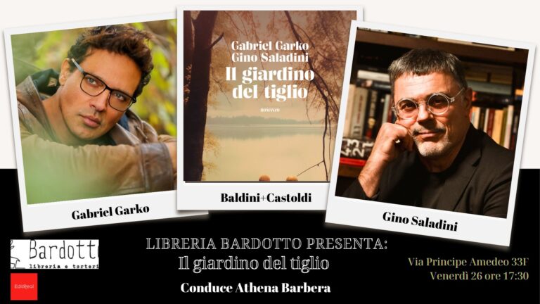 Doppia presentazione del romanzo “Il Giardino del Tiglio” di Gino Saladini e Gabriel Garko